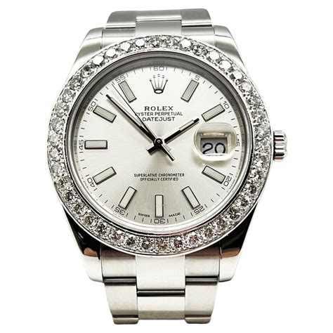 rolex datejust ii silver dial|rolex datejust 36 thickness.